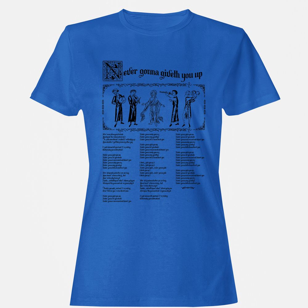 Women's T-Shirt - B94M3EBB - Royal - 14