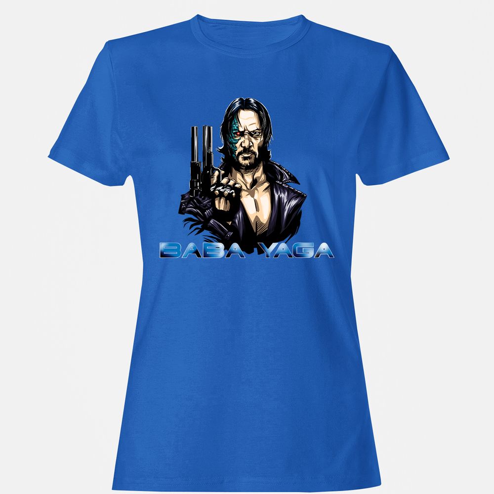 Women's T-Shirt - 4JQEEUAQ - Royal - 14
