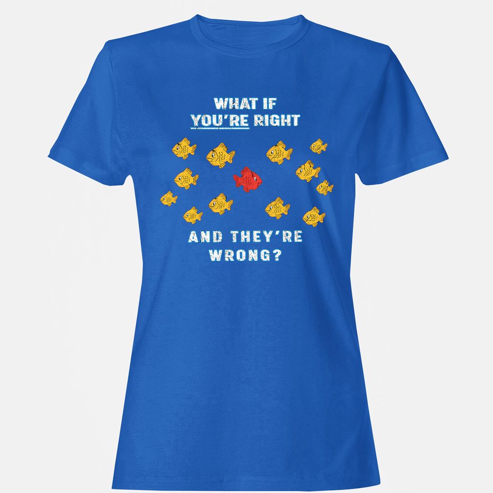 Women's T-Shirt - 6ZPULA2J - Royal - 14
