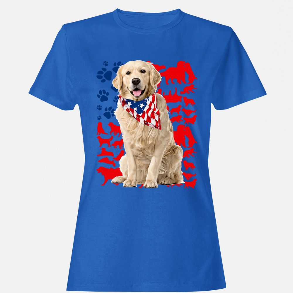 Women's T-Shirt - HTL7BJ96 - Royal - 14