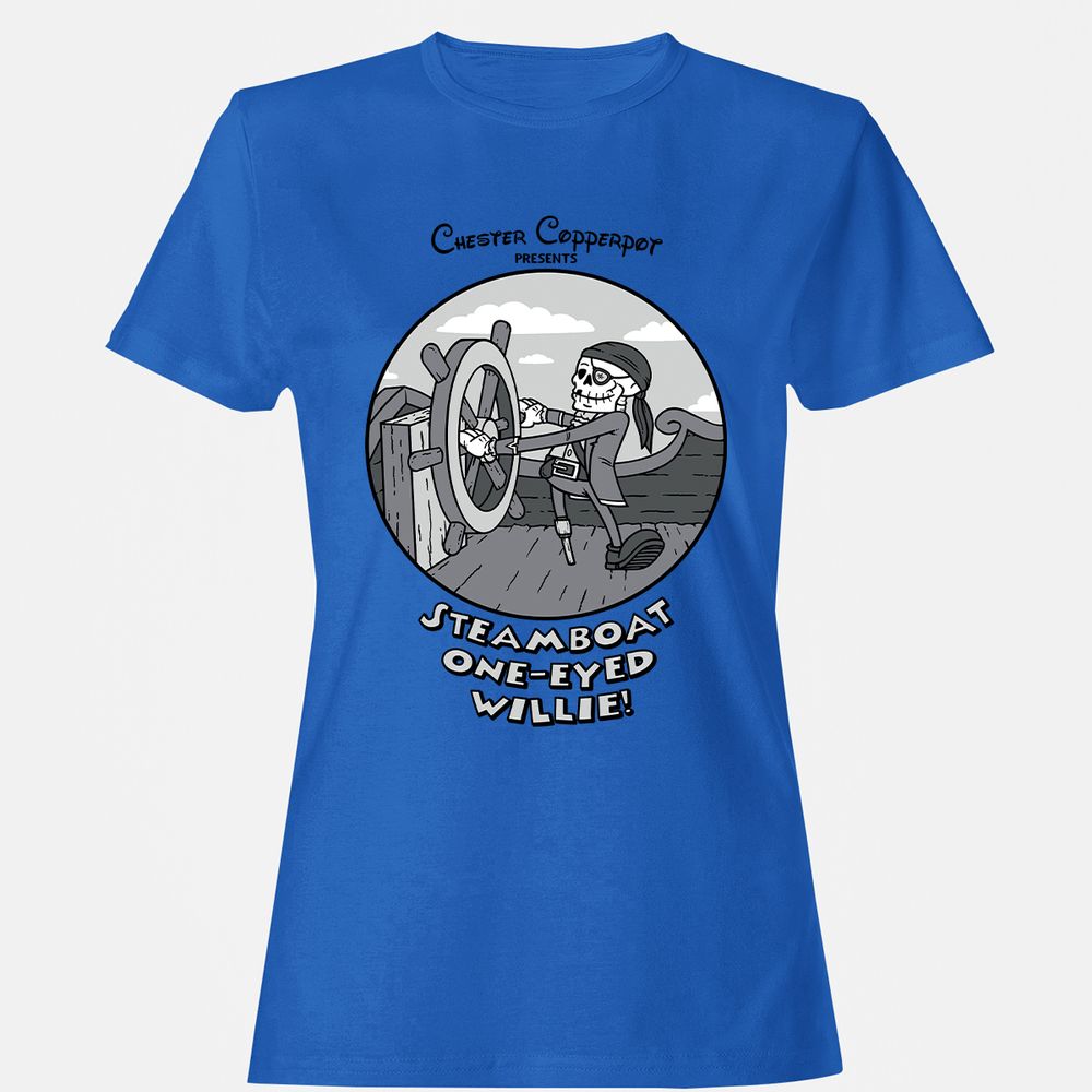 Women's T-Shirt - SWCJ1WBD - Royal - 14