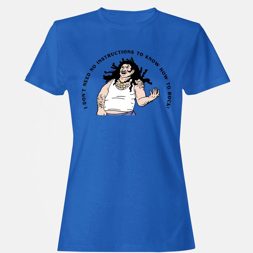 Women's T-Shirt - U3FUSGQR - Royal - 14