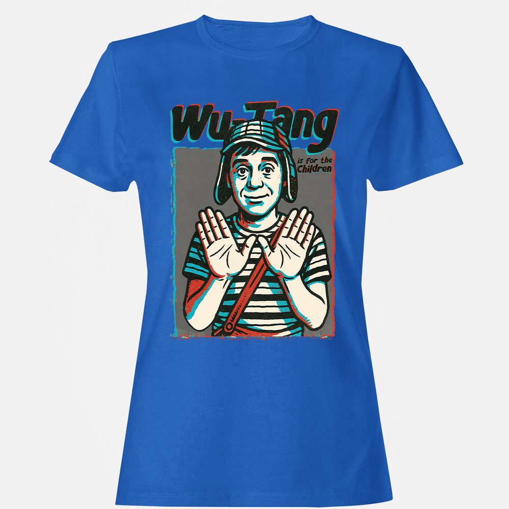 Women's T-Shirt - 7FENLU12 - Royal - 14