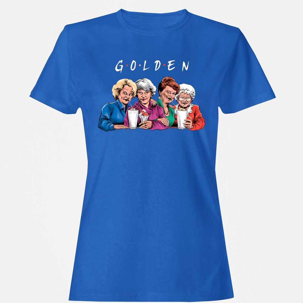 Women's T-Shirt - A5UXB8VQ - Royal - 14