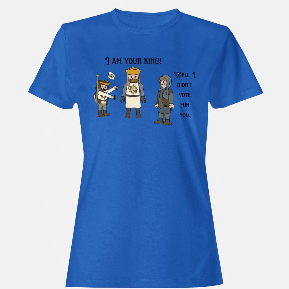 Women's T-Shirt - BYMNHQEJ - Royal - 14