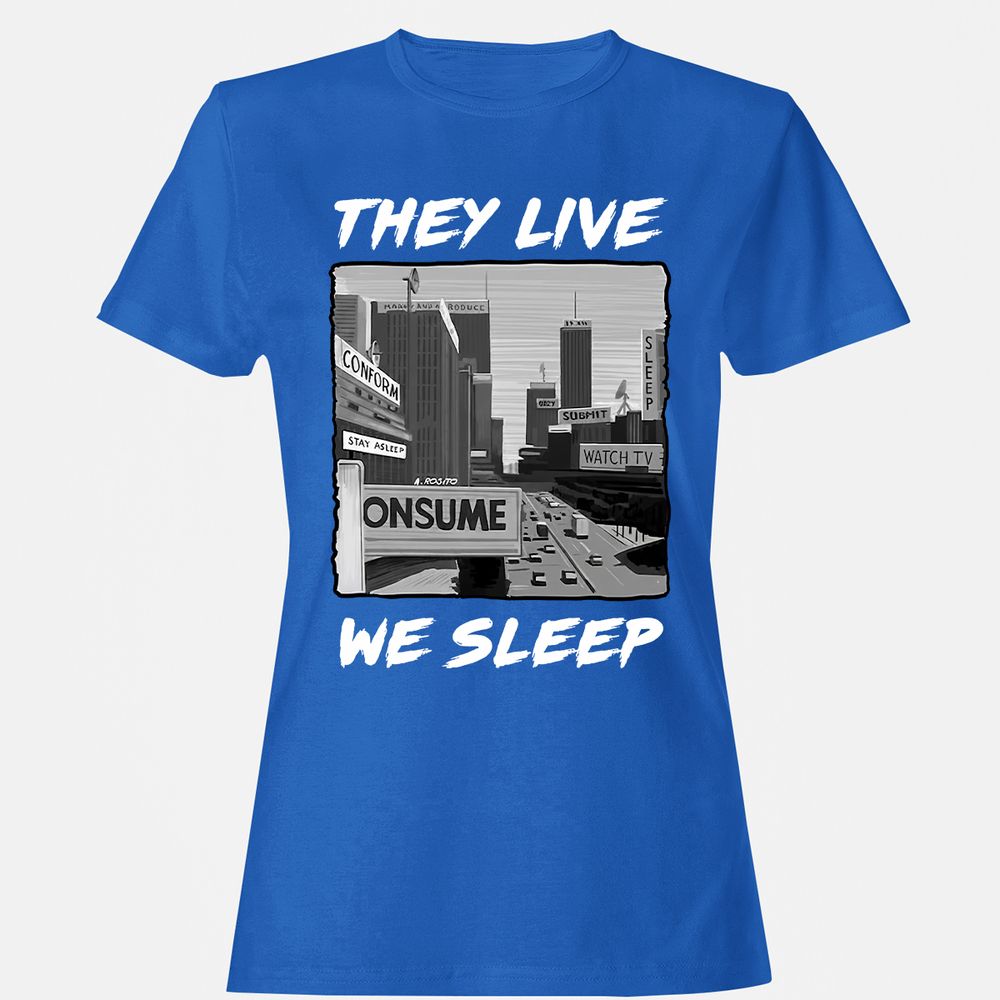 Women's T-Shirt - CR95SDLK - Royal - 14