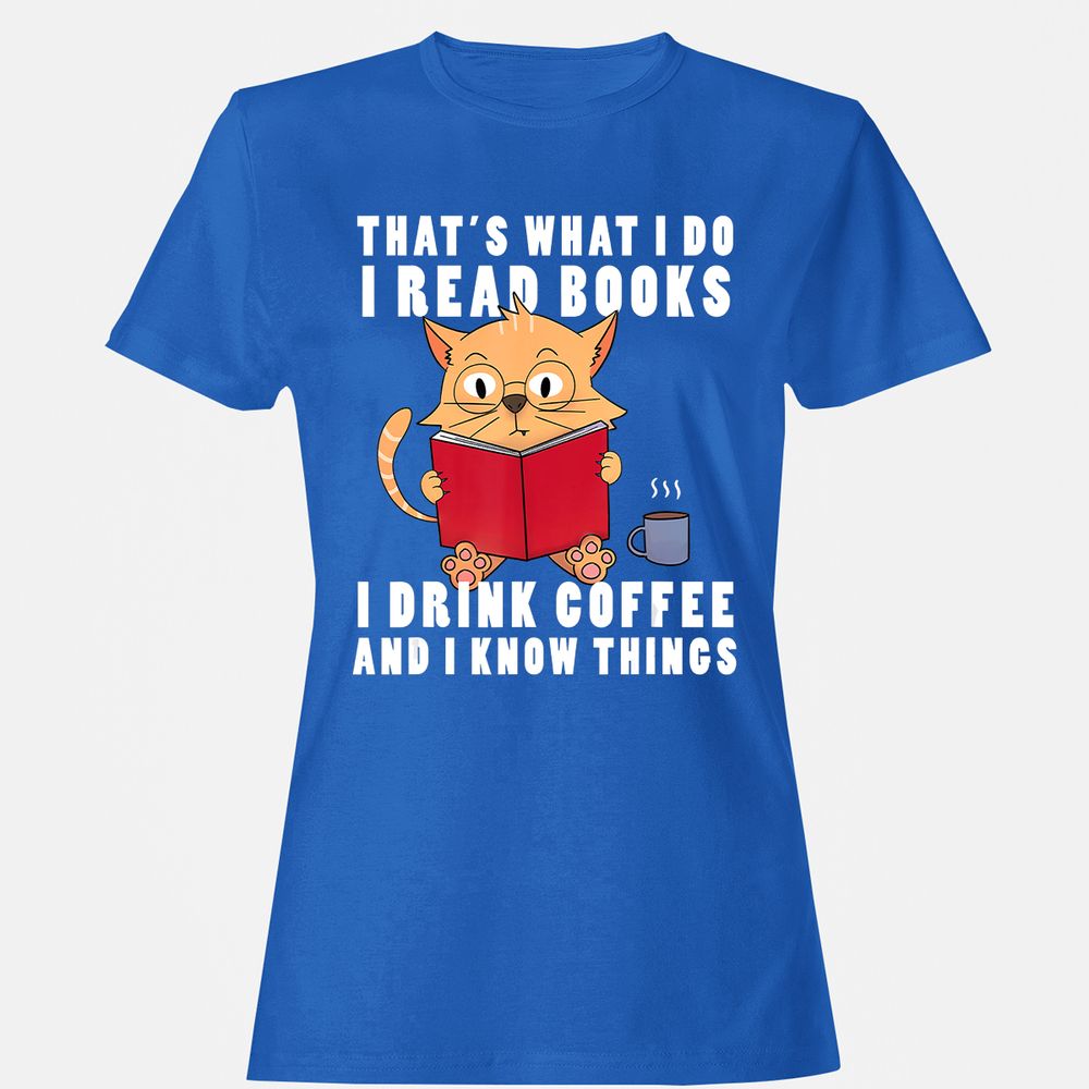 Women's T-Shirt - HVMKN7KR - Royal - 14