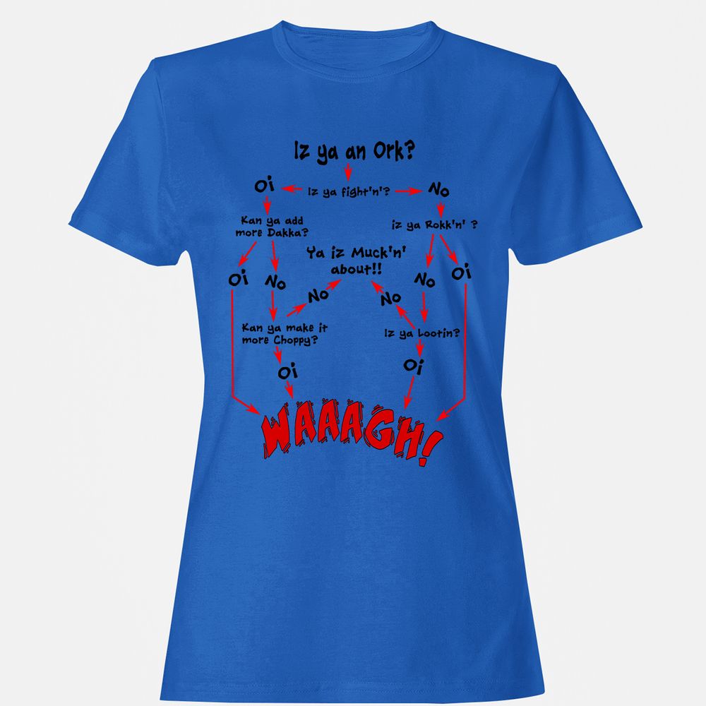 Women's T-Shirt - 7UCDRD8U - Royal - 14