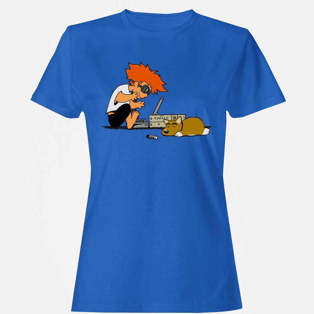 Women's T-Shirt - LX6C7821 - Royal - 14