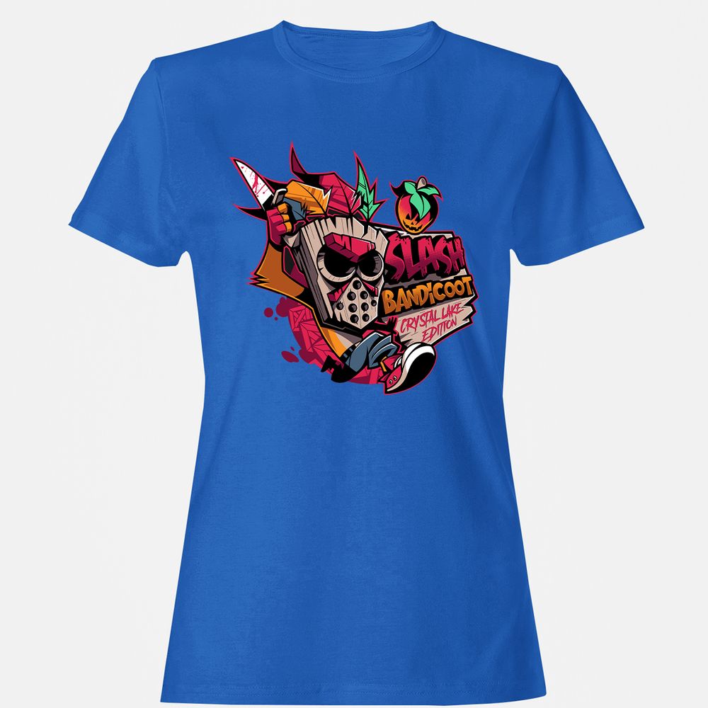 Women's T-Shirt - EX7QDLTH - Royal - 14