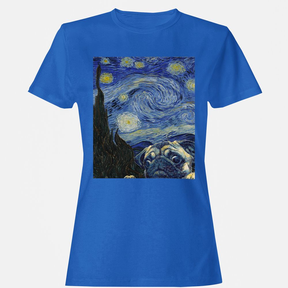 Women's T-Shirt - XV9HFZL1 - Royal - 14