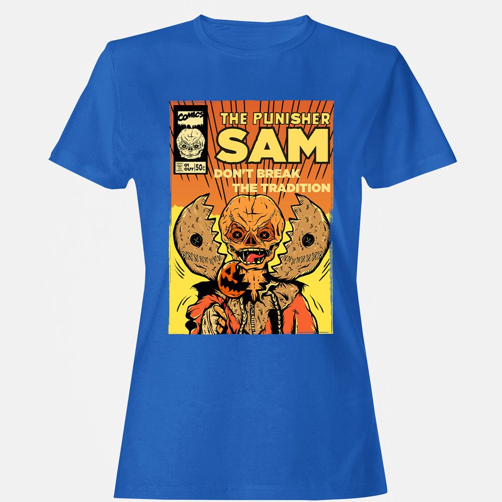 Women's T-Shirt - 3MMDE7KZ - Royal - 14