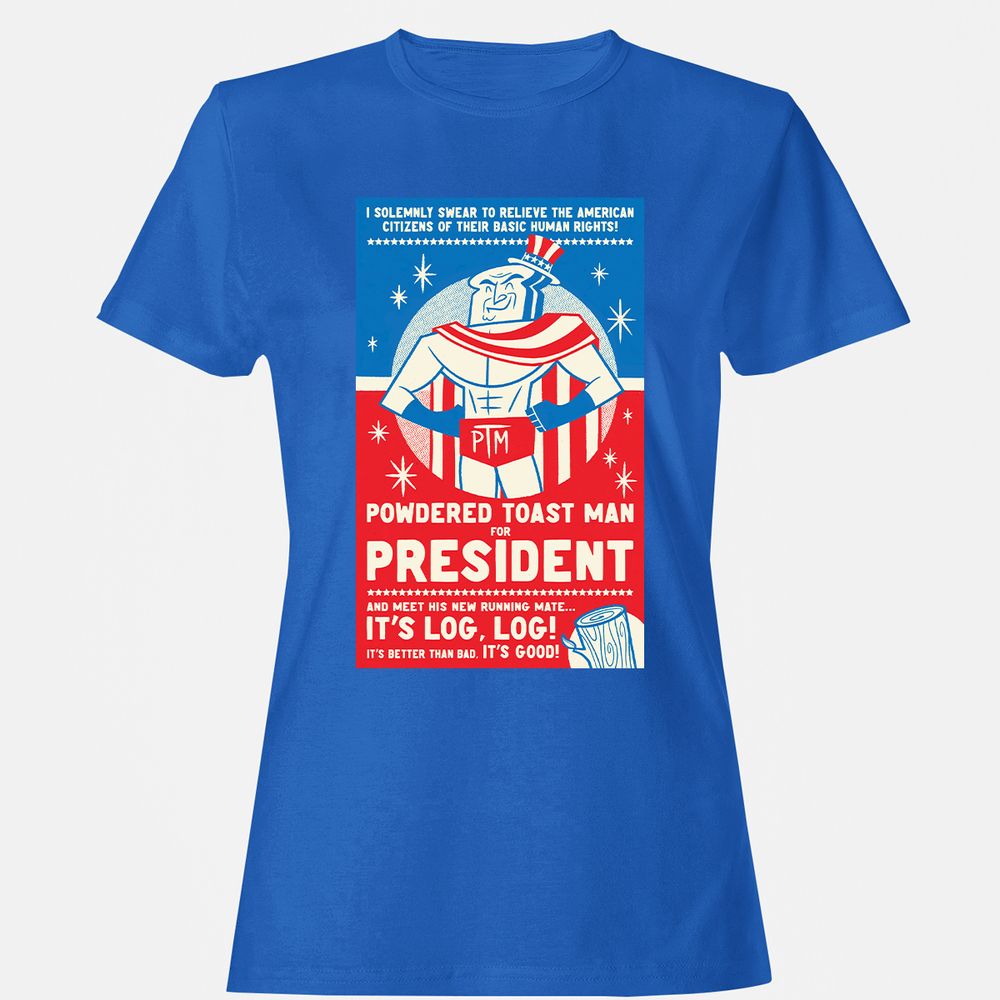 Women's T-Shirt - LVU3AWYQ - Royal - 14
