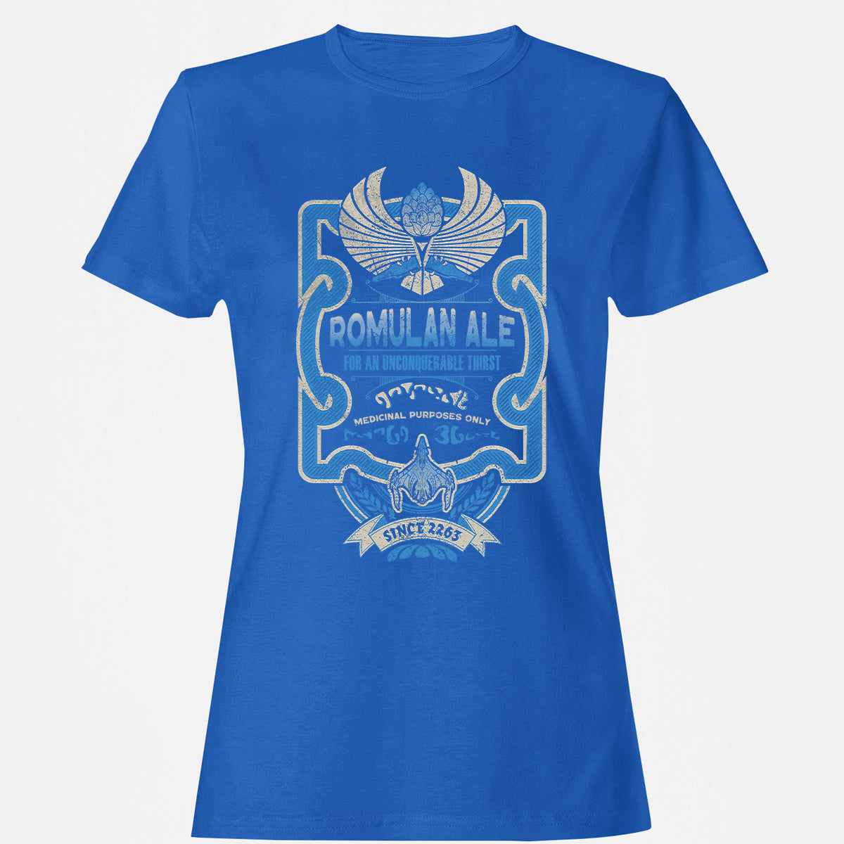 Women's T-Shirt - U9NHZSF9 - Royal - 14