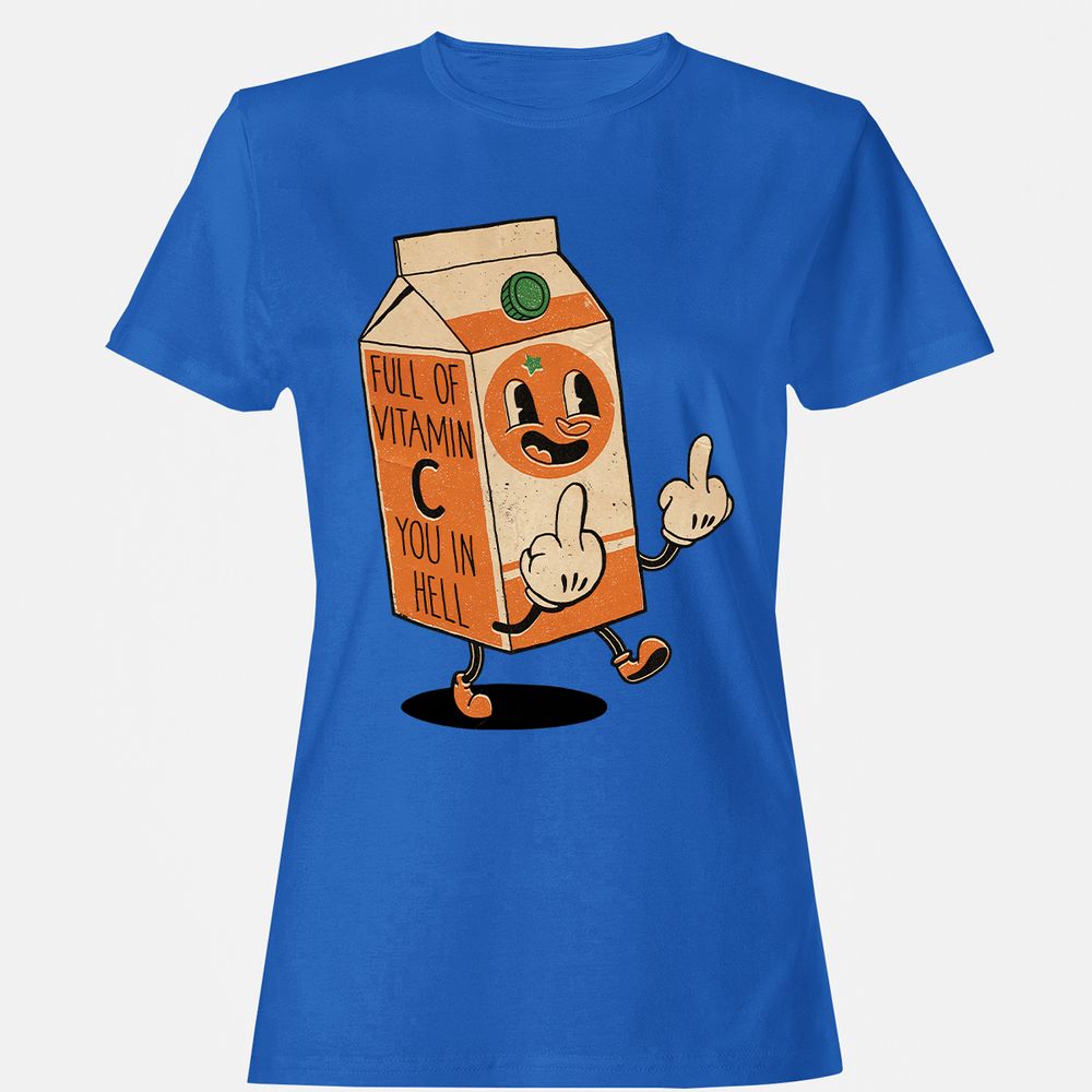 Women's T-Shirt - HJGXE73T - Royal - 14