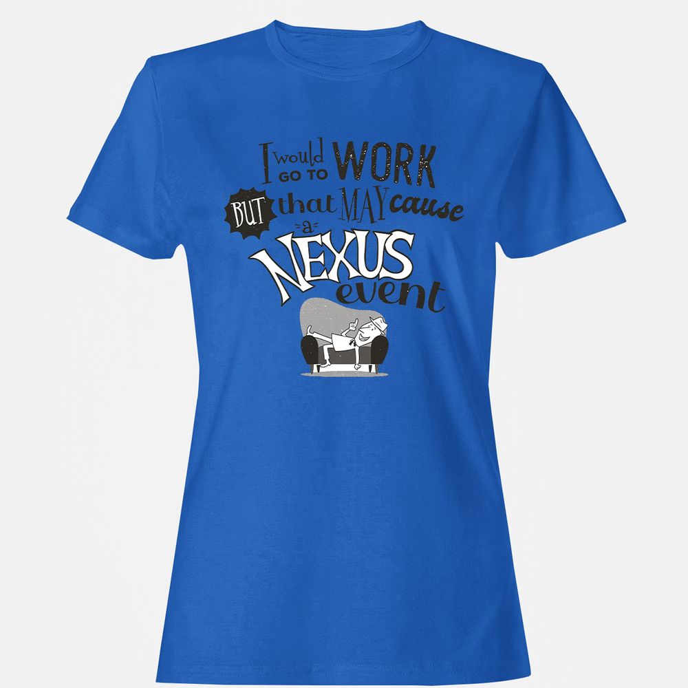 Women's T-Shirt - 53QLC9TE - Royal - 14