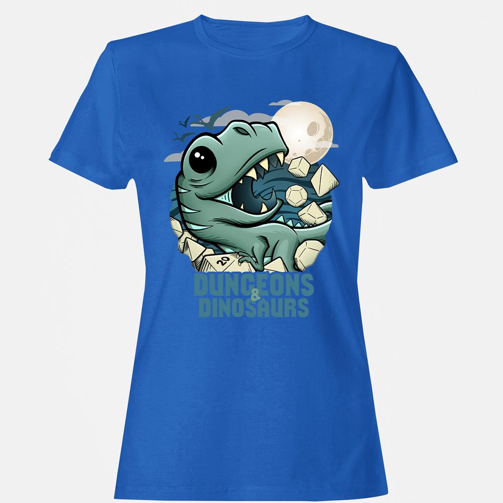 Women's T-Shirt - 4FNHVFH7 - Royal - 14