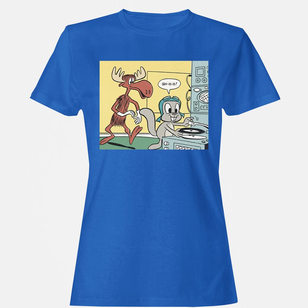 Women's T-Shirt - RNZFHAKQ - Royal - 14