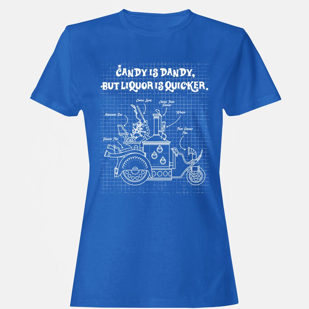 Women's T-Shirt - 11QSFSF2 - Royal - 14