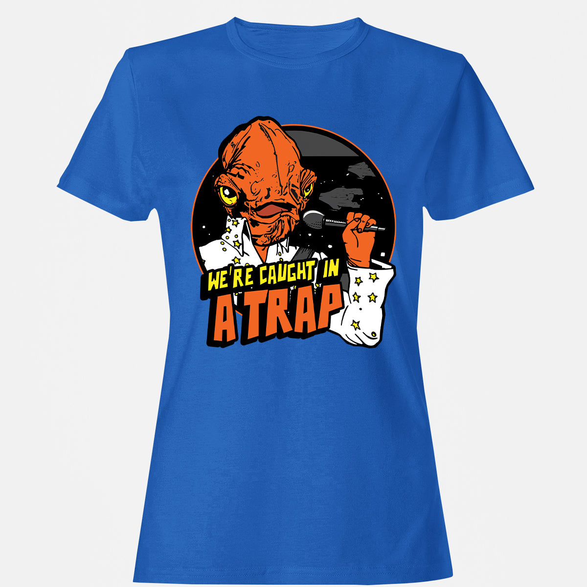 Women's T-Shirt - 7AVC4LGZ - Royal - 14