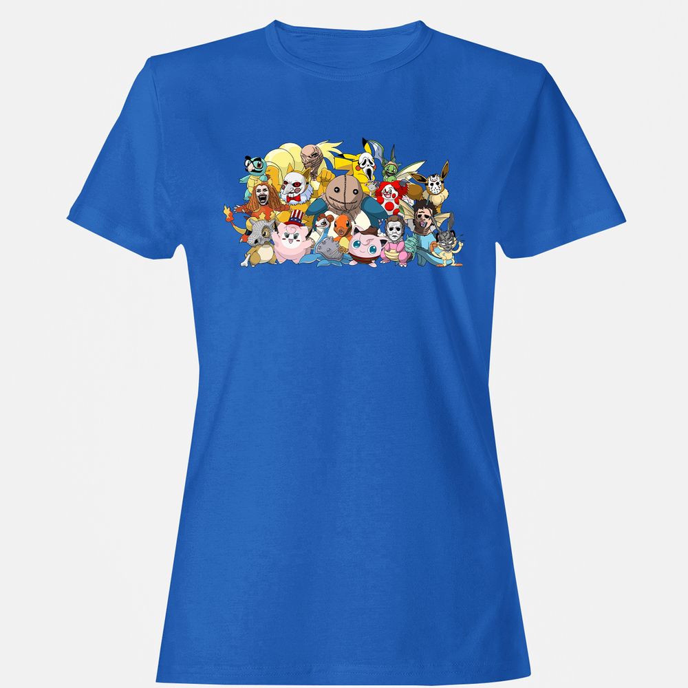 Women's T-Shirt - BE916ESK - Royal - 14