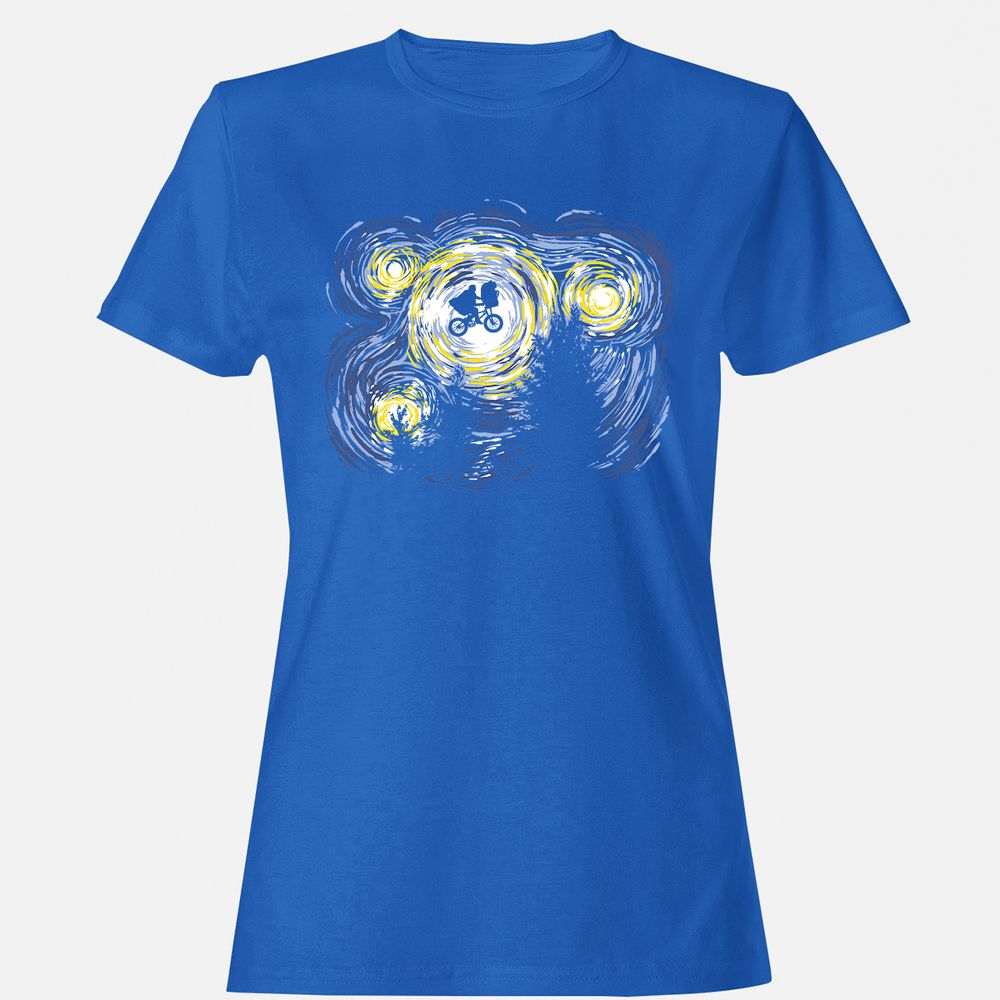 Women's T-Shirt - ZHU8NVCZ - Royal - 14