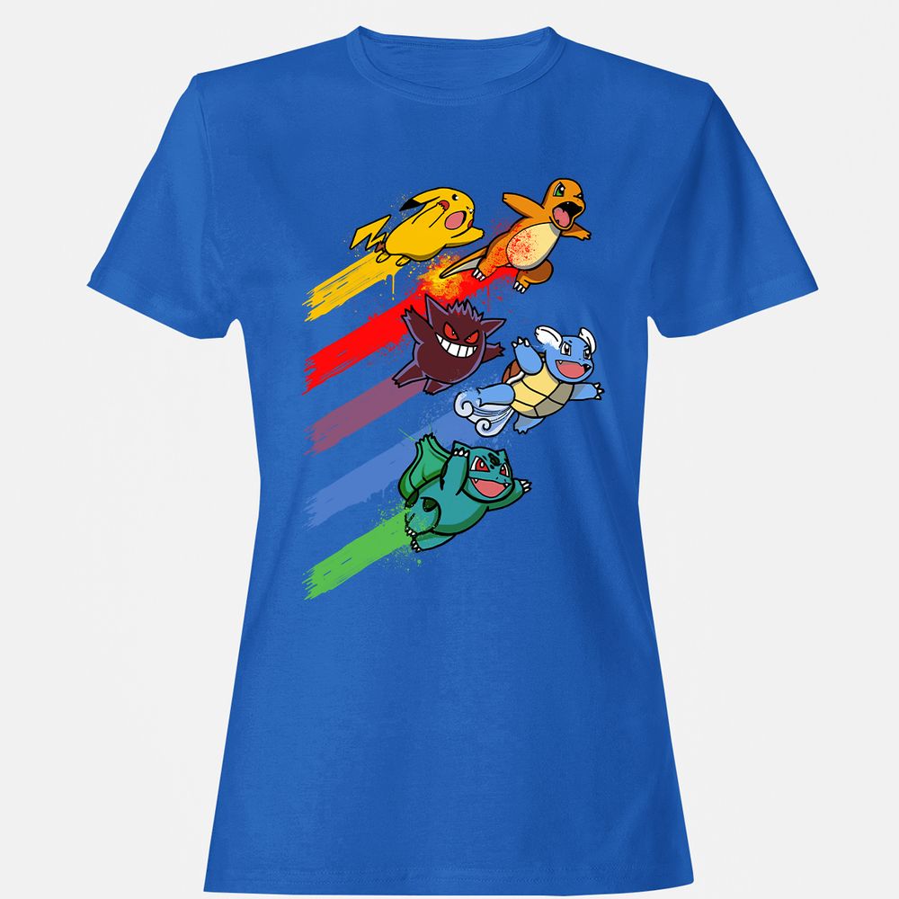 Women's T-Shirt - 3U4B4Q68 - Royal - 14