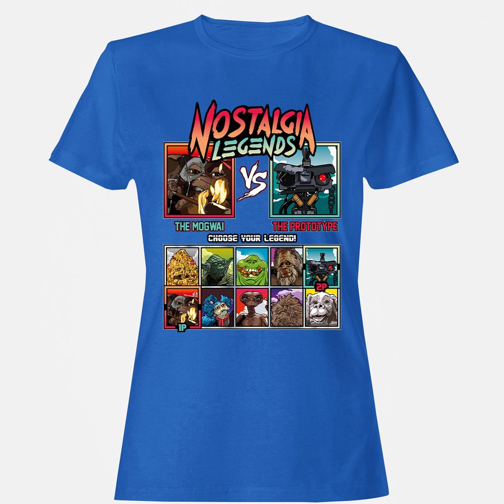 Women's T-Shirt - V3GQMPZ9 - Royal - 14