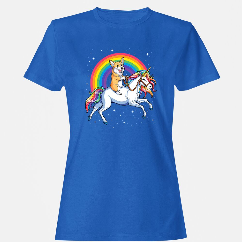 Women's T-Shirt - QVYRL5DG - Royal - 14