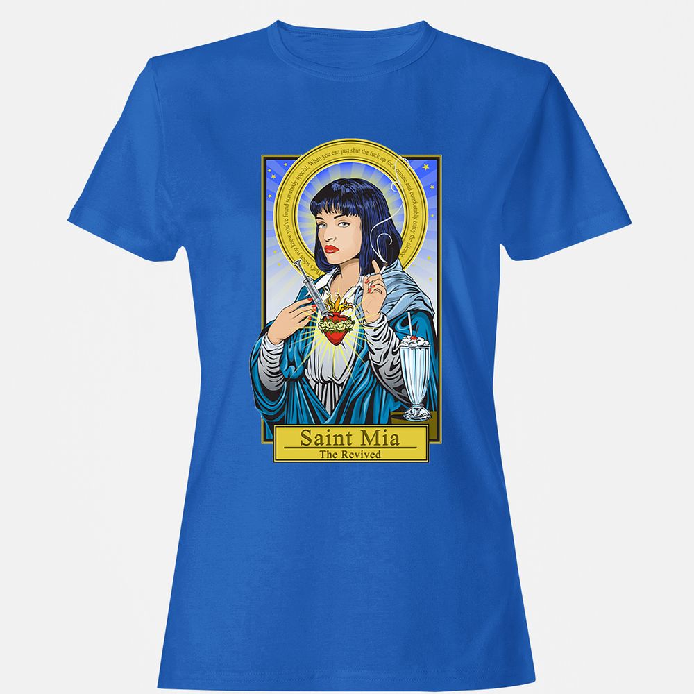 Women's T-Shirt - H87JDKXL - Royal - 14