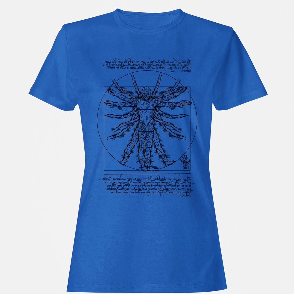Women's T-Shirt - 76J3YFX2 - Royal - 14
