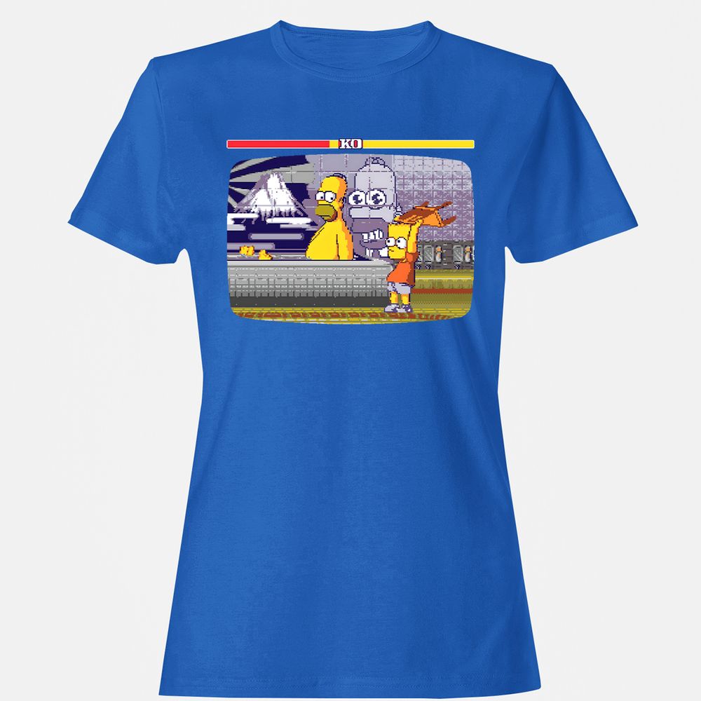 Women's T-Shirt - T5B1E6WC - Royal - 14