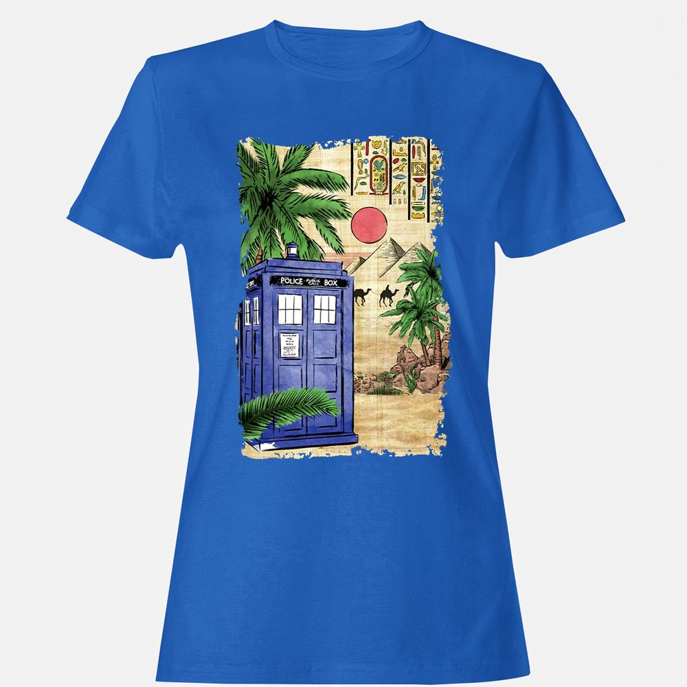 Women's T-Shirt - TXEWUJCD - Royal - 14