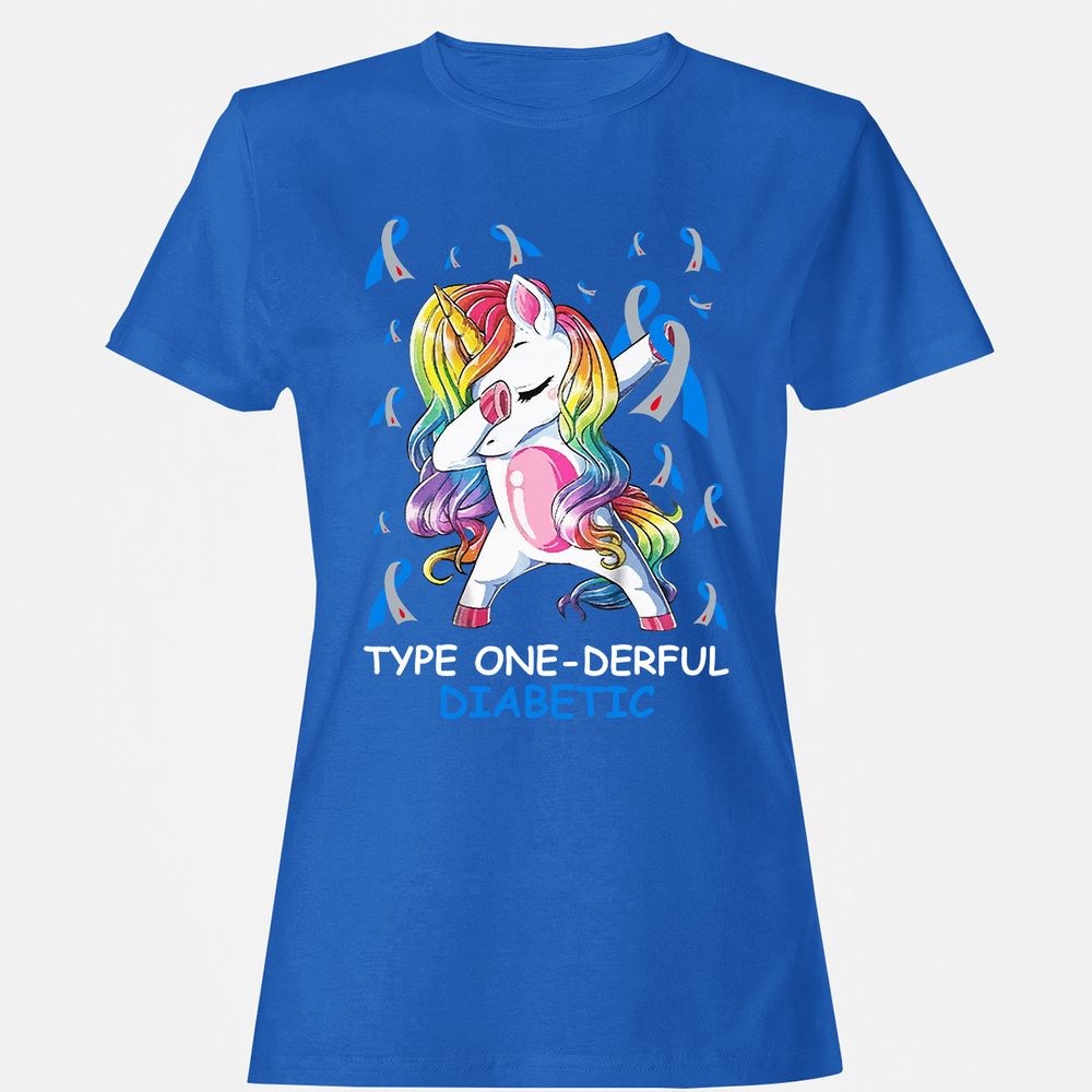 Women's T-Shirt - UQU5QRJB - Royal - 14