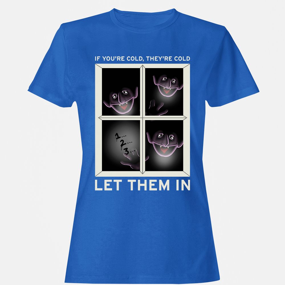 Women's T-Shirt - 94BMZNJL - Royal - 14