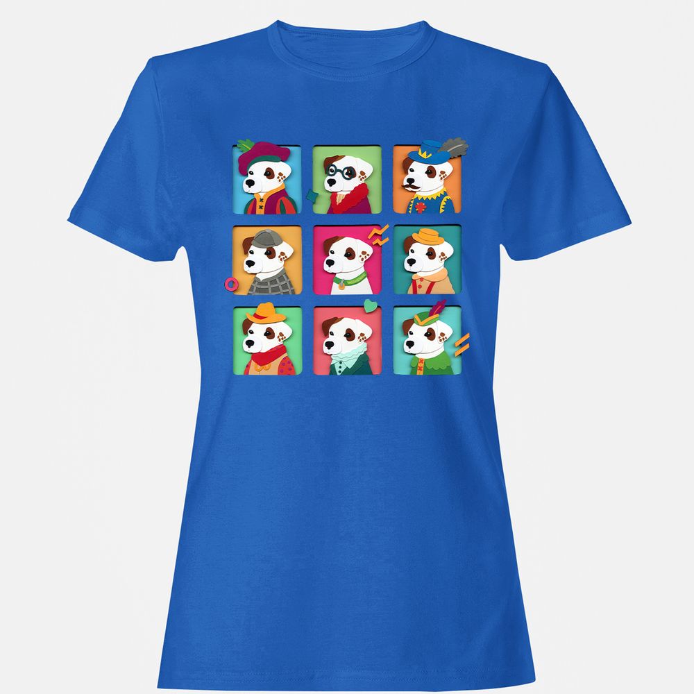 Women's T-Shirt - 916FX9DK - Royal - 14