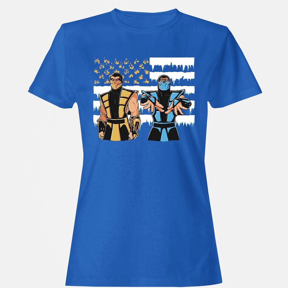Women's T-Shirt - N4VBYQLL - Royal - 14