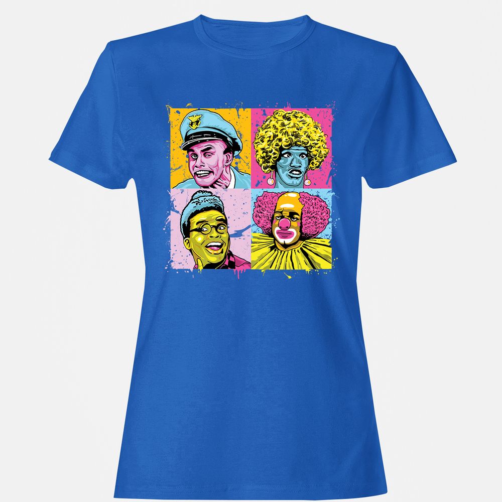 Women's T-Shirt - 11QS48YL - Royal - 14