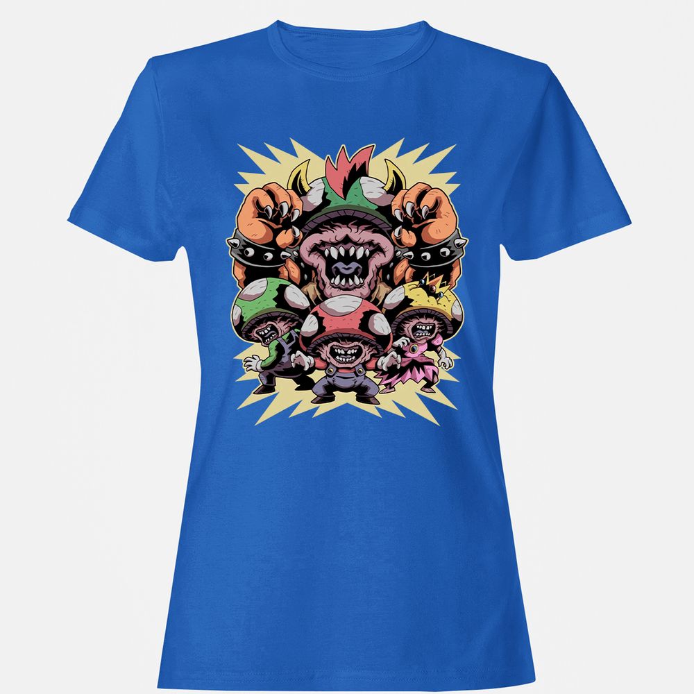 Women's T-Shirt - QN4ZDWRX - Royal - 14