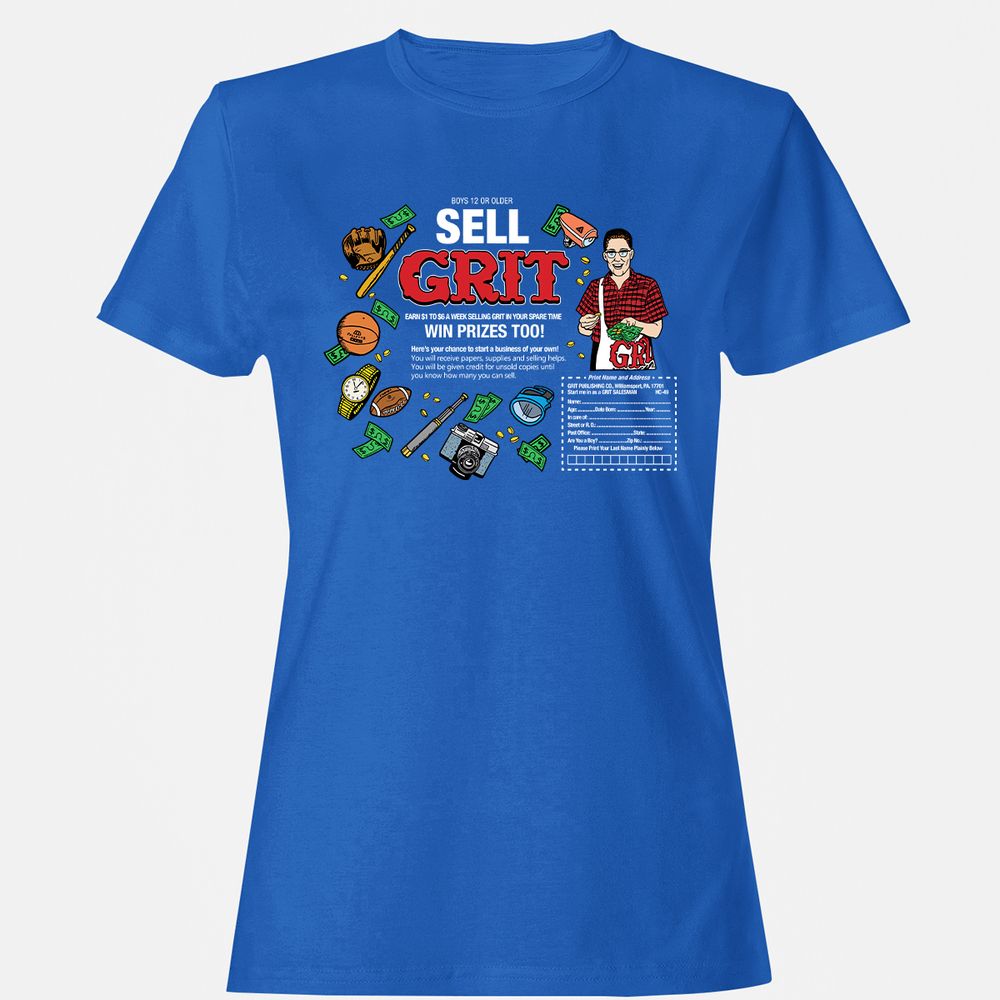 Women's T-Shirt - 277B88NU - Royal - 14