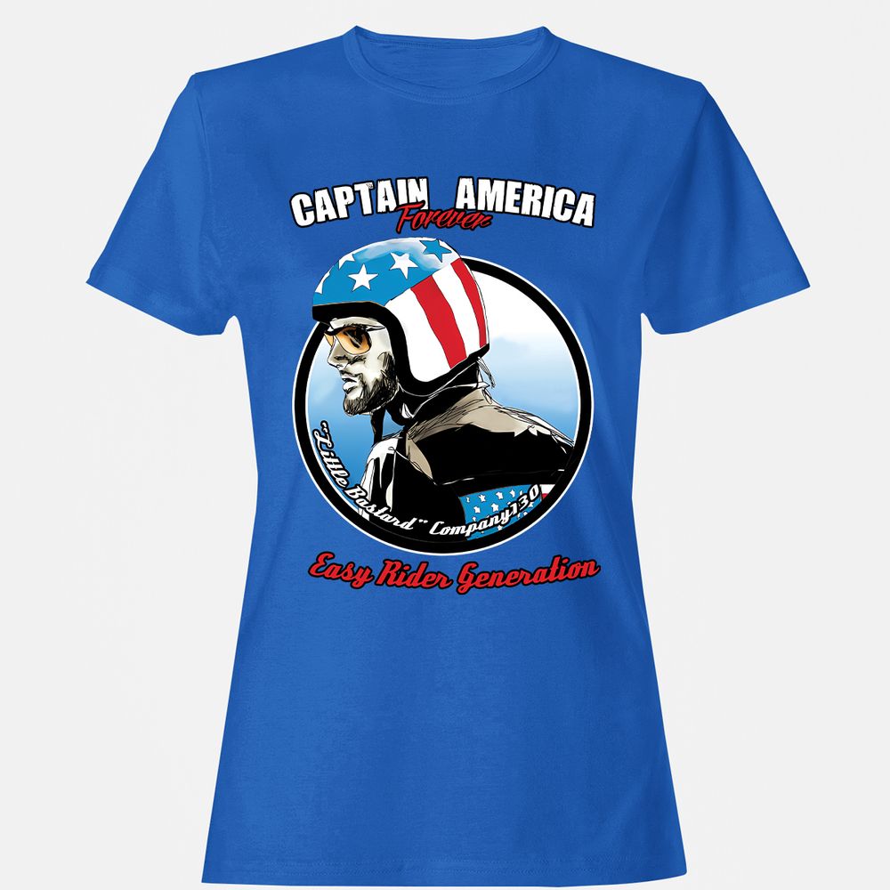 Women's T-Shirt - Q1HSZAEE - Royal - 14