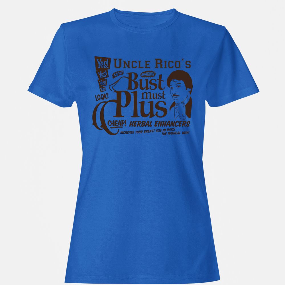 Women's T-Shirt - 43K1UKQY - Royal - 14
