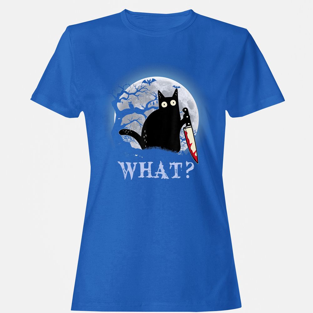 Women's T-Shirt - PDMQV7FQ - Royal - 14