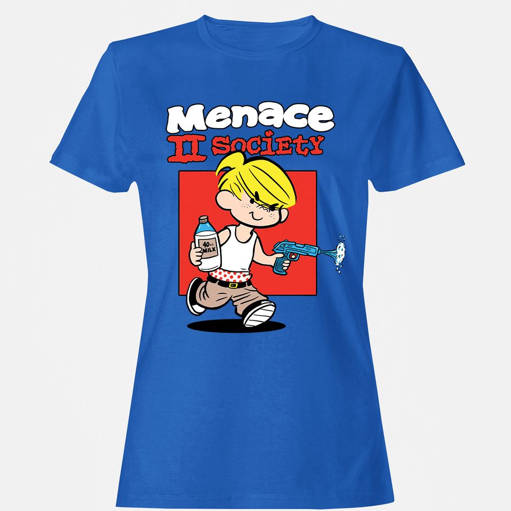 Women's T-Shirt - 9T7SNEVX - Royal - 14