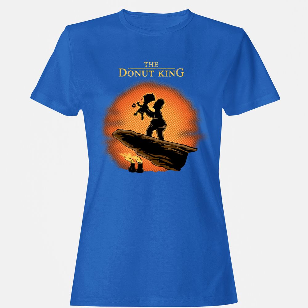 Women's T-Shirt - 62XE2T9U - Royal - 14