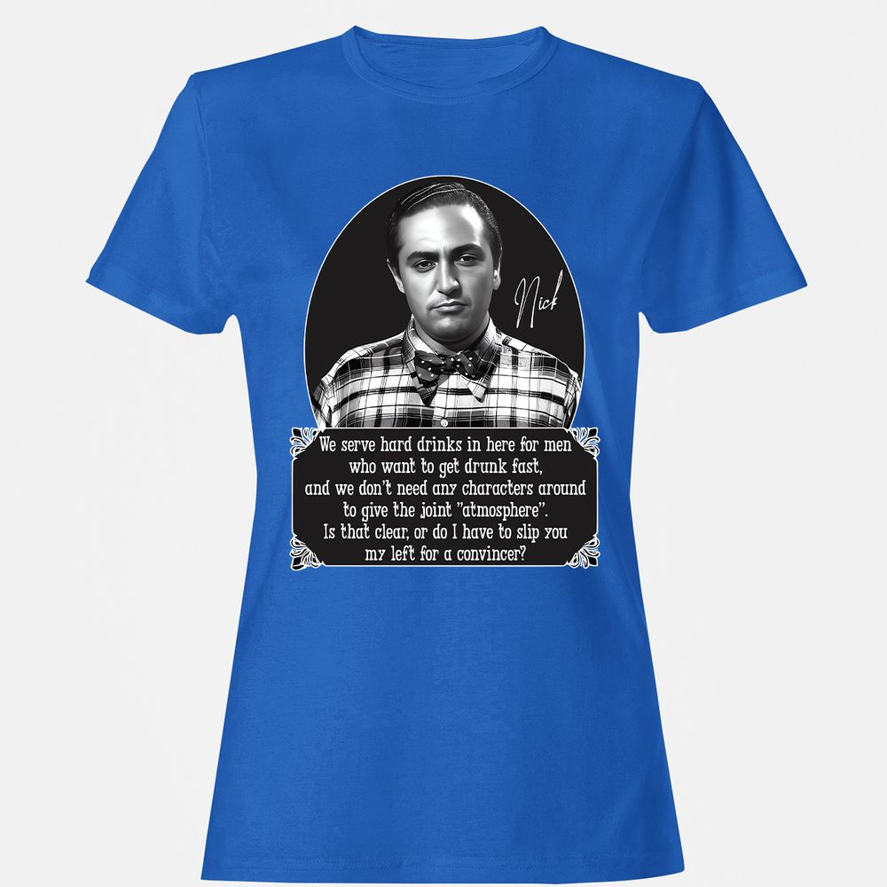 Women's T-Shirt - 5XPLYFW7 - Royal - 14