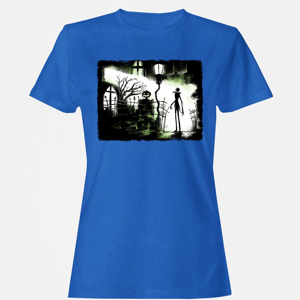 Women's T-Shirt - Black - Royal - 14