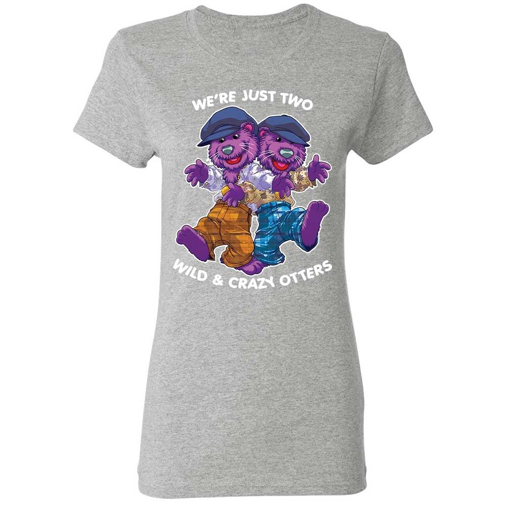 Two wild & crazy otters - Sport Grey - 14