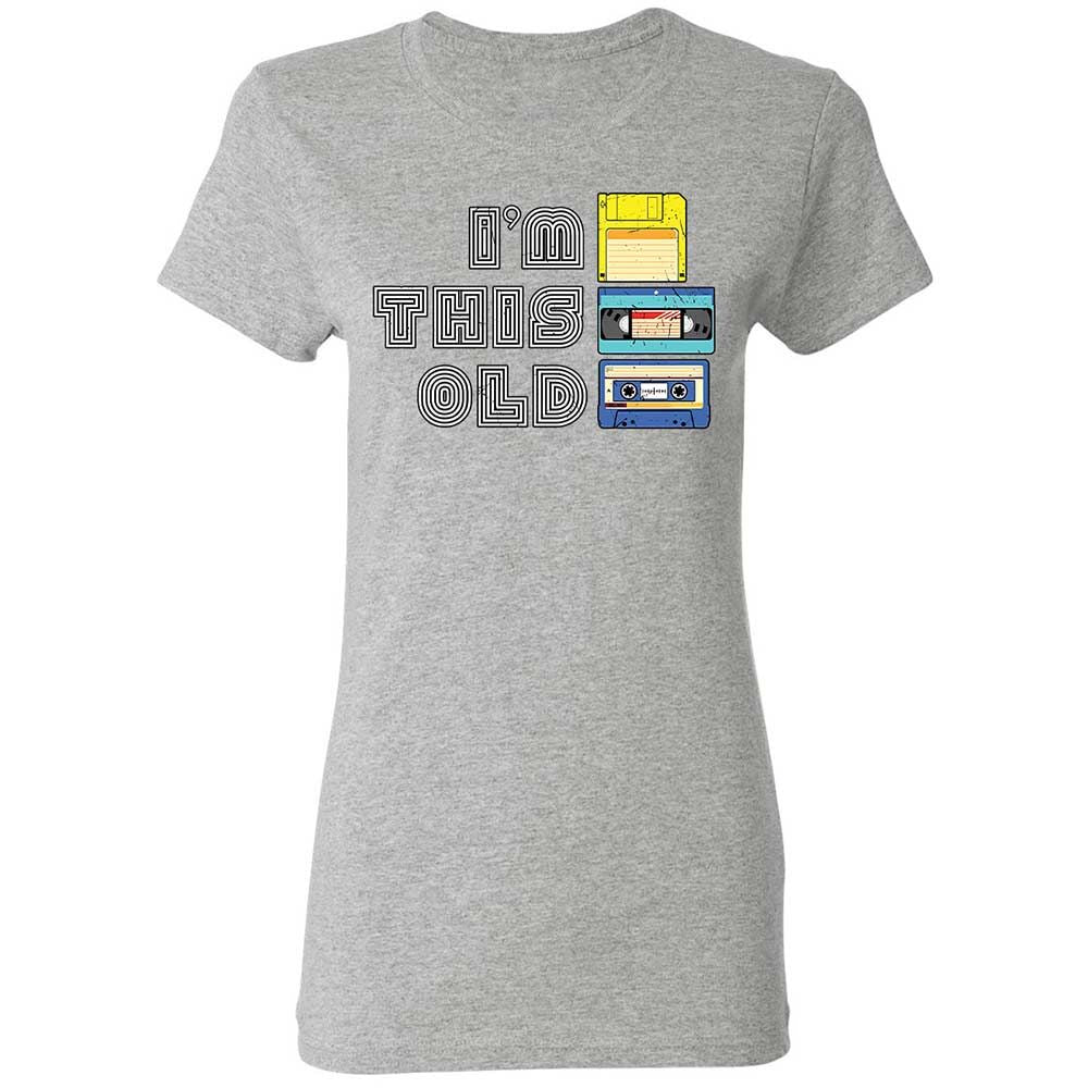 Women's T-Shirt - Black - Sport Grey - 14