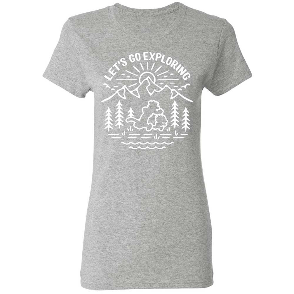 Women's T-Shirt - EU58BQQK - Sport Grey - 14